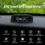 Οθόνη Κλισιόμετρο HD GPS Αυτοκινήτου HUD με Ταχύμετρο, Κλίση Οχήματος, Υψομετρητή, Πυξίδα, Βολτόμετρο PMH KMH LCD