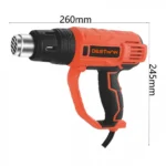 Πιστόλι Θερμού Αέρα 2000W με Ρύθμιση Θερμοκρασίας εως και 600°C Destman DT-5560