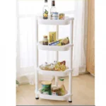 Πρακτική Γωνιακή Ραφιέρα Αποθήκευσης με 4 Ράφια