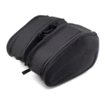 Σετ 2 Universal Επεκτεινόμενα Σαμάρια - Πλαϊνές Βαλίτσες Ανακλαστικές Μηχανής / Μοτοσυκλέτας 36 - 58L με Αδιάβροχο Κάλυμμα Oxford Fiber 600D Μαύρο