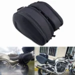 Σετ 2 Universal Επεκτεινόμενα Σαμάρια - Πλαϊνές Βαλίτσες Ανακλαστικές Μηχανής / Μοτοσυκλέτας 36 - 58L με Αδιάβροχο Κάλυμμα Oxford Fiber 600D Μαύρο