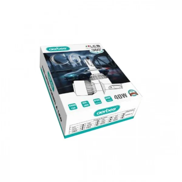 Σετ 2 Τεμάχια Led Λάμπες C6 Αυτοκινήτου 40W H1 4200lm - Led Headlight