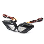 Τριγωνικά Φλας Μηχανής LED Πορτοκαλί & Μπλέ Universal Smoke - Σετ 2τμχ