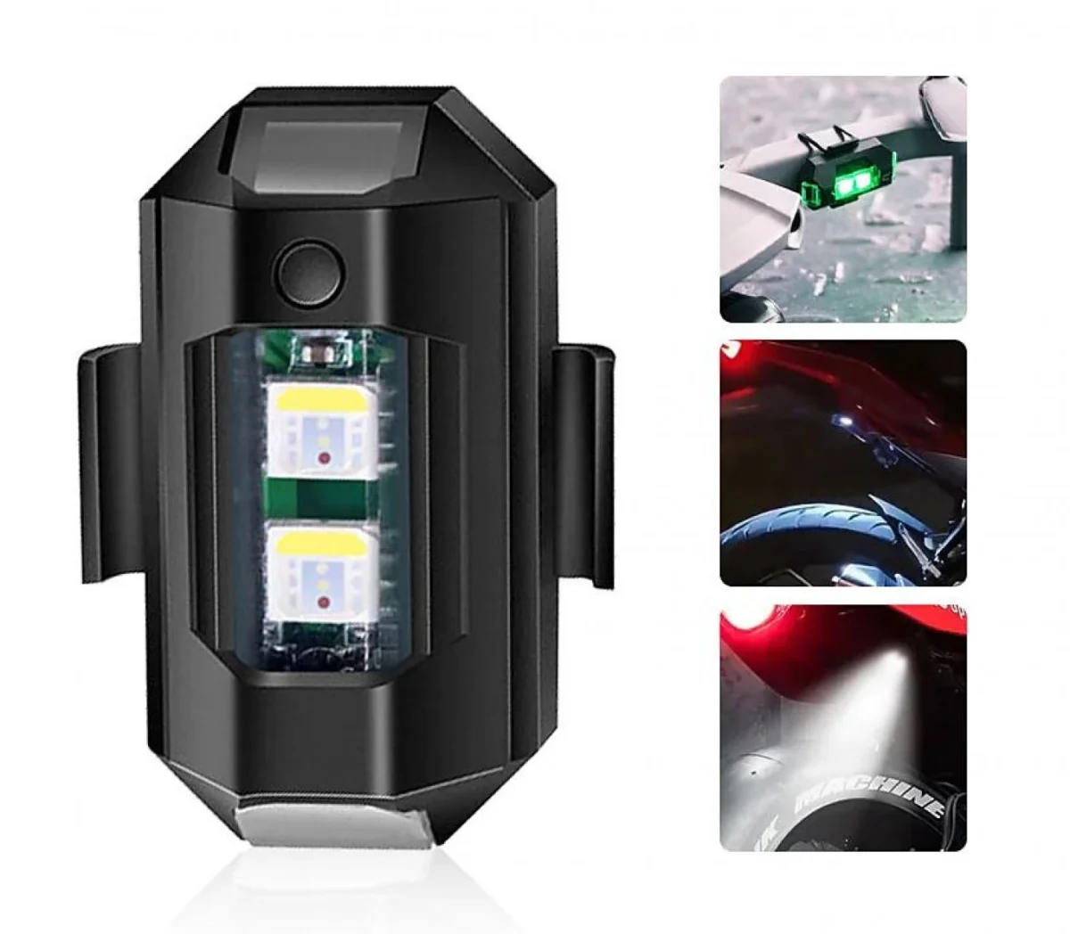 Στροβοσκοπικά Φώτα LED για Drone με 3 Χρώματα και 9 Λειτουργίες