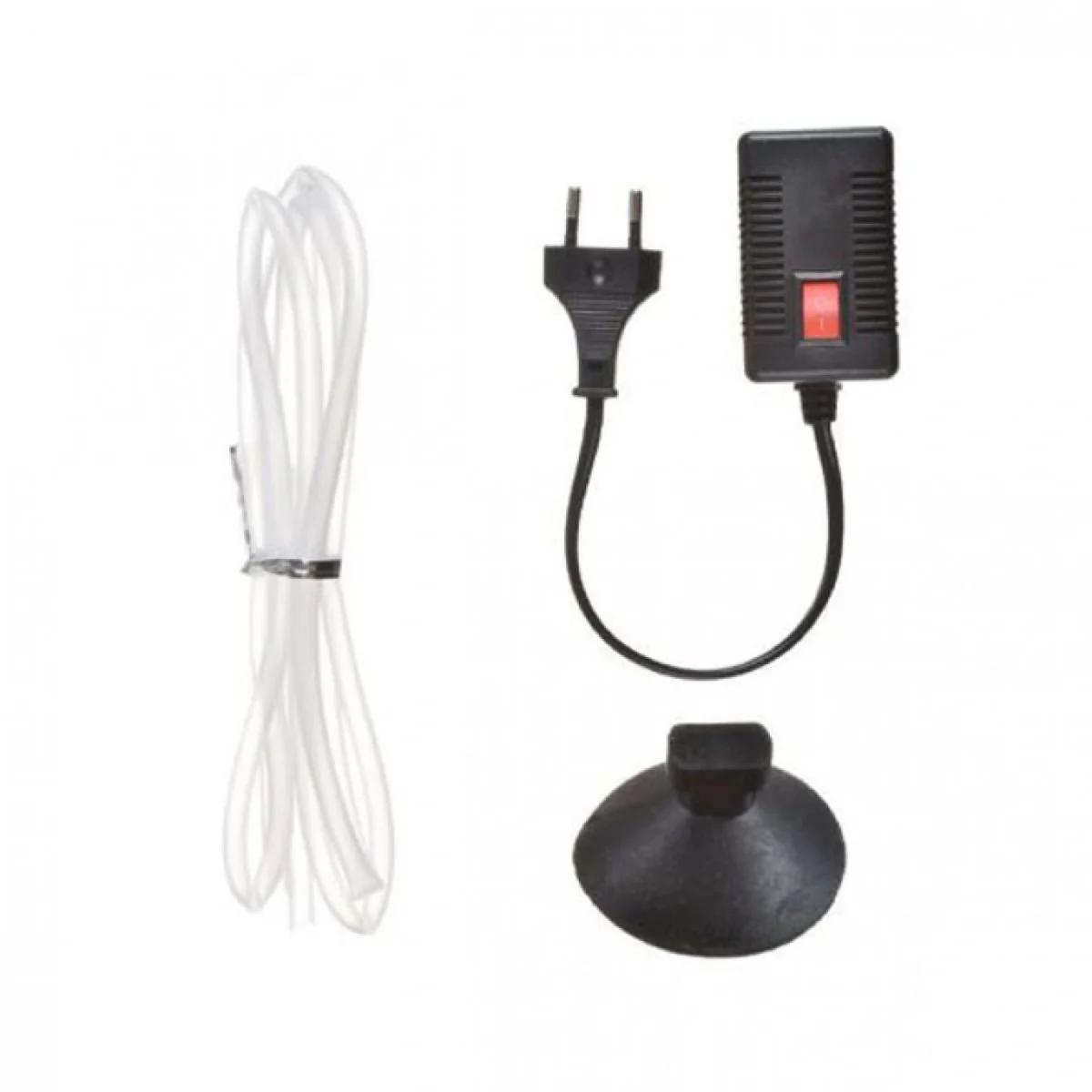 Υποβρύχιο Φωτιστικό με Λευκά Led & Οξυγονωτής Αεροκουρτίνα Ενυδρείου RGB - LED Light & Air Stone 25cm Dee-250