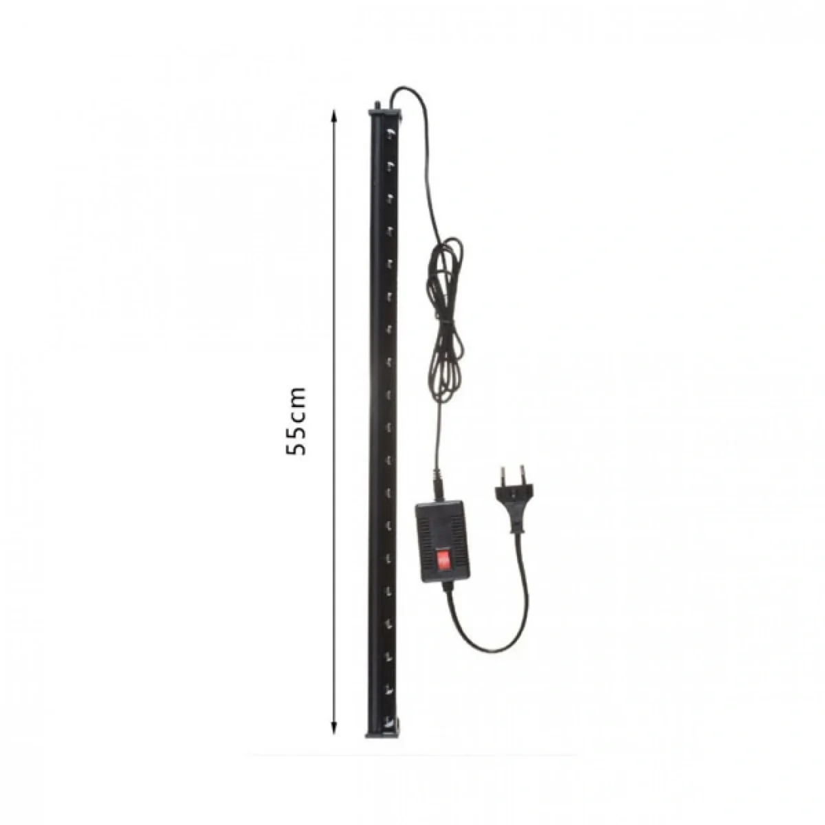 Υποβρύχιο Φωτιστικό με Λευκά Led & Οξυγονωτής Αεροκουρτίνα Ενυδρείου - LED Light & Air Stone 55cm Dee-600