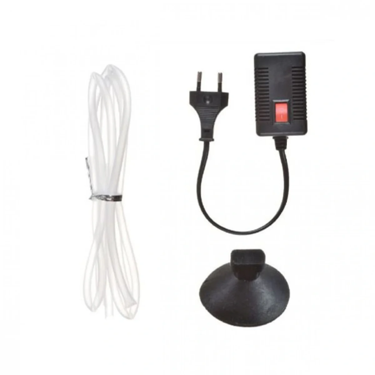 Υποβρύχιο Φωτιστικό με Λευκά Led & Οξυγονωτής Αεροκουρτίνα Ενυδρείου - LED Light & Air Stone 55cm Dee-600