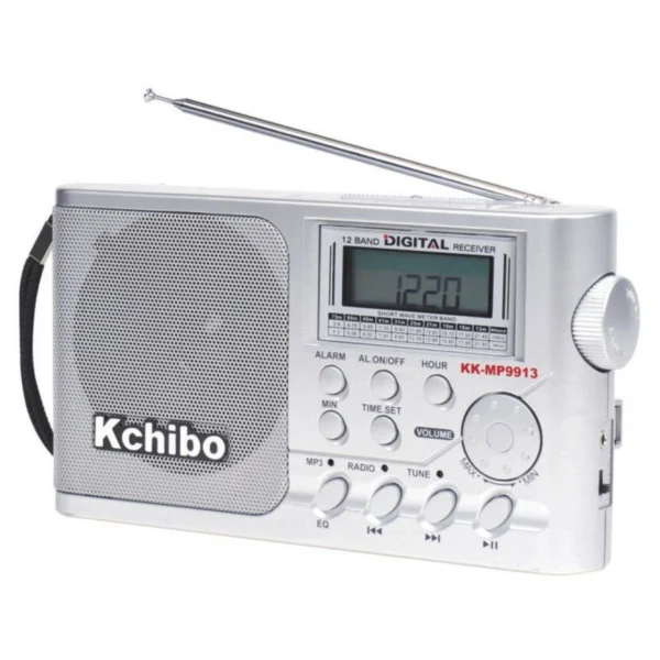 Φορητό Ψηφιακό Ραδιόφωνο Ρεύματος - Μπαταρίας - Radio Clock with LCD Display