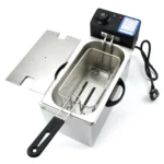 Ανοξείδωτη Φριτέζα Λαδιού 3L 2000W Ταχείας Θέρμανσης SOKANY WJ-800