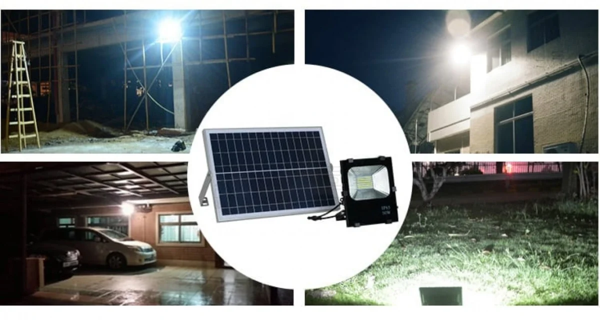 Αδιάβροχος Ηλιακός 400 SMD LED Προβολέας 200W με Φωτοβολταϊκό Πάνελ - Τηλεχειριστήριο & Χρονοδιακόπτη