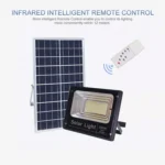 Αδιάβροχος Ηλιακός 400 SMD LED Προβολέας 200W με Φωτοβολταϊκό Πάνελ - Τηλεχειριστήριο & Χρονοδιακόπτη