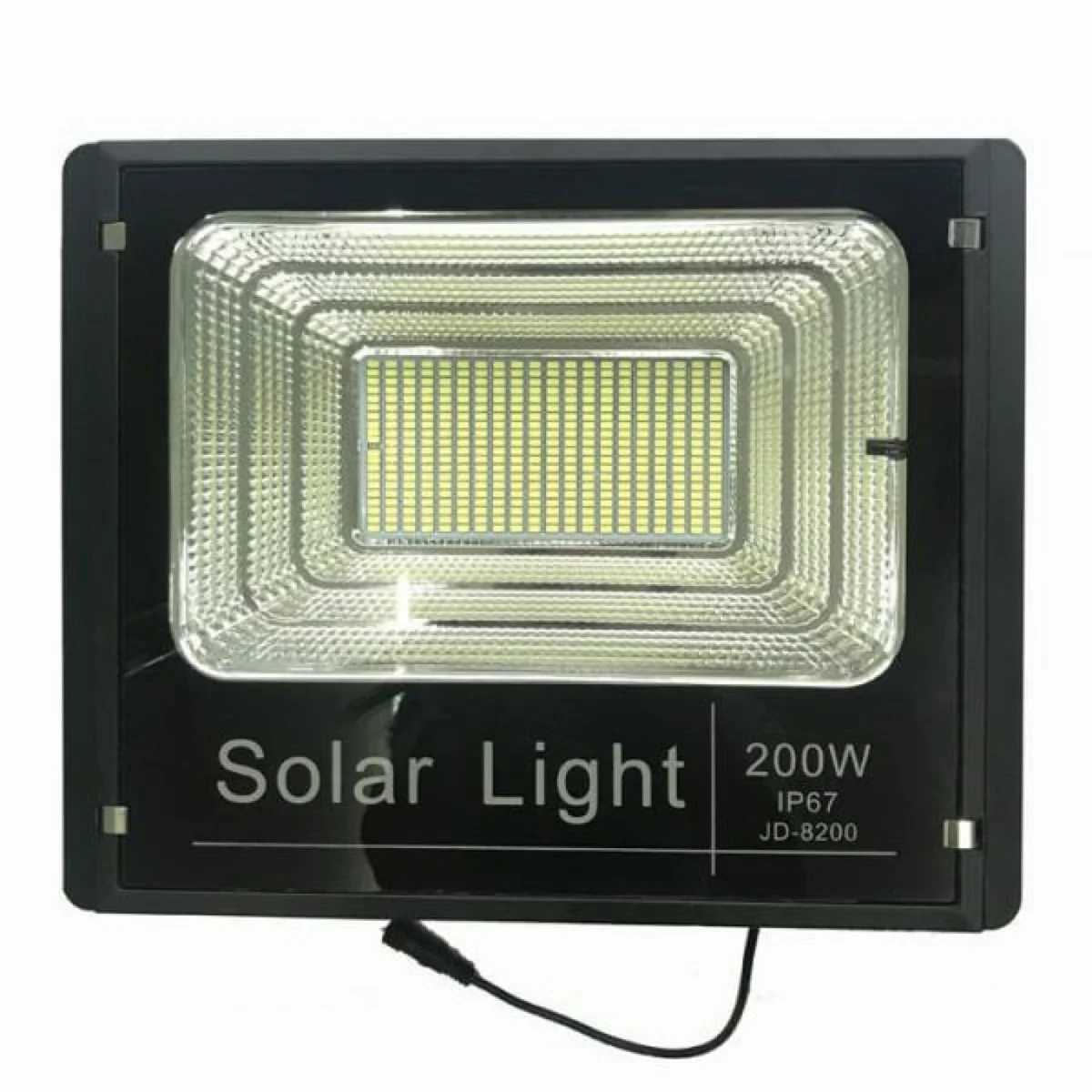 Αδιάβροχος Ηλιακός 400 SMD LED Προβολέας 200W με Φωτοβολταϊκό Πάνελ - Τηλεχειριστήριο & Χρονοδιακόπτη