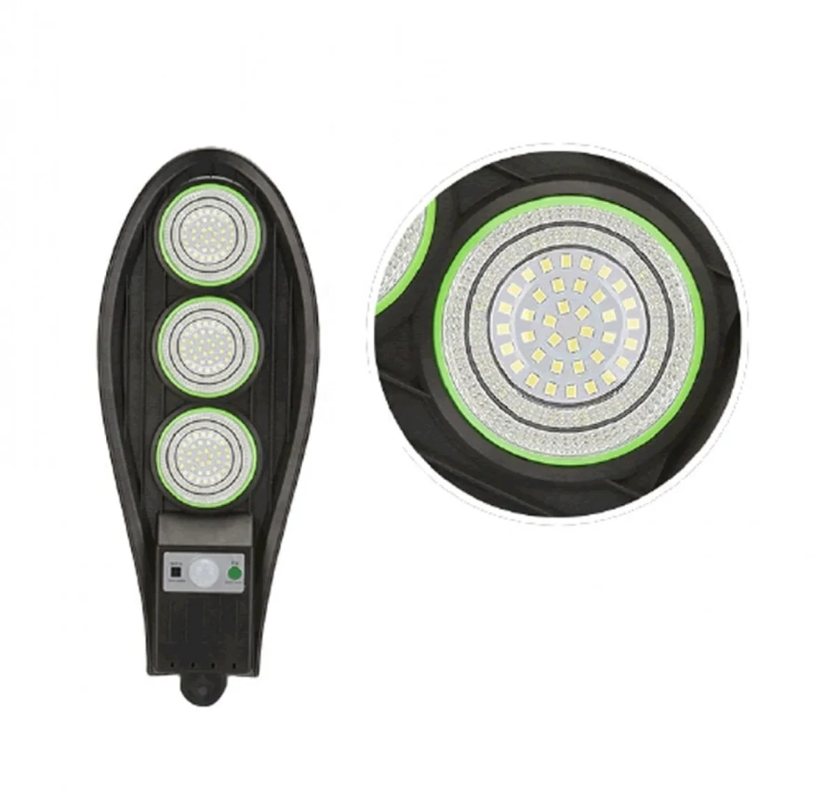 Στεγανό IP65 Ηλιακό Φωτιστικό Δρόμου 50W με Ανιχνευτή Κίνησης και Τηλεχειριστήριο GD-750