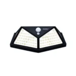 FOYU Αδιάβροχο Επιτοίχιο Ηλιακό Φωτιστικό 114 LED 30W Εξωτερικού Χώρου με Αισθητήρα Κίνησης - 3 Λειτουργίες Φωτισμού & Ευρυγώνιο Φωτισμό 160º