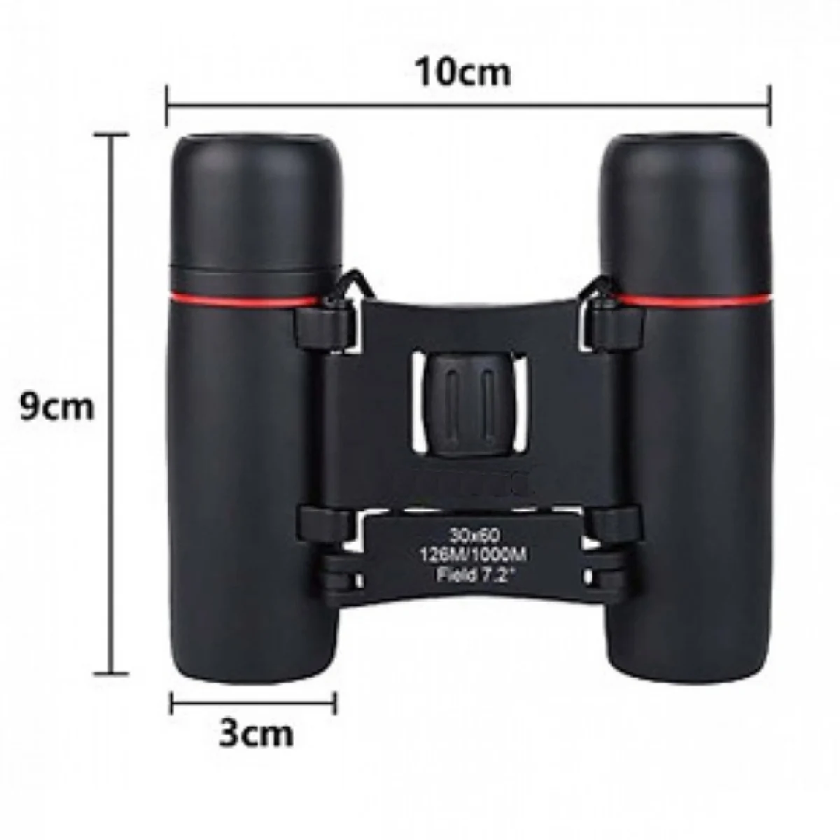 Mini Πτυσσόμενα Κυάλια για Υπαίθρια Παρατήρηση Πουλιών, Ταξίδια, Κυνήγι,Κάμπινγκ 30*60 Day & Night Vision