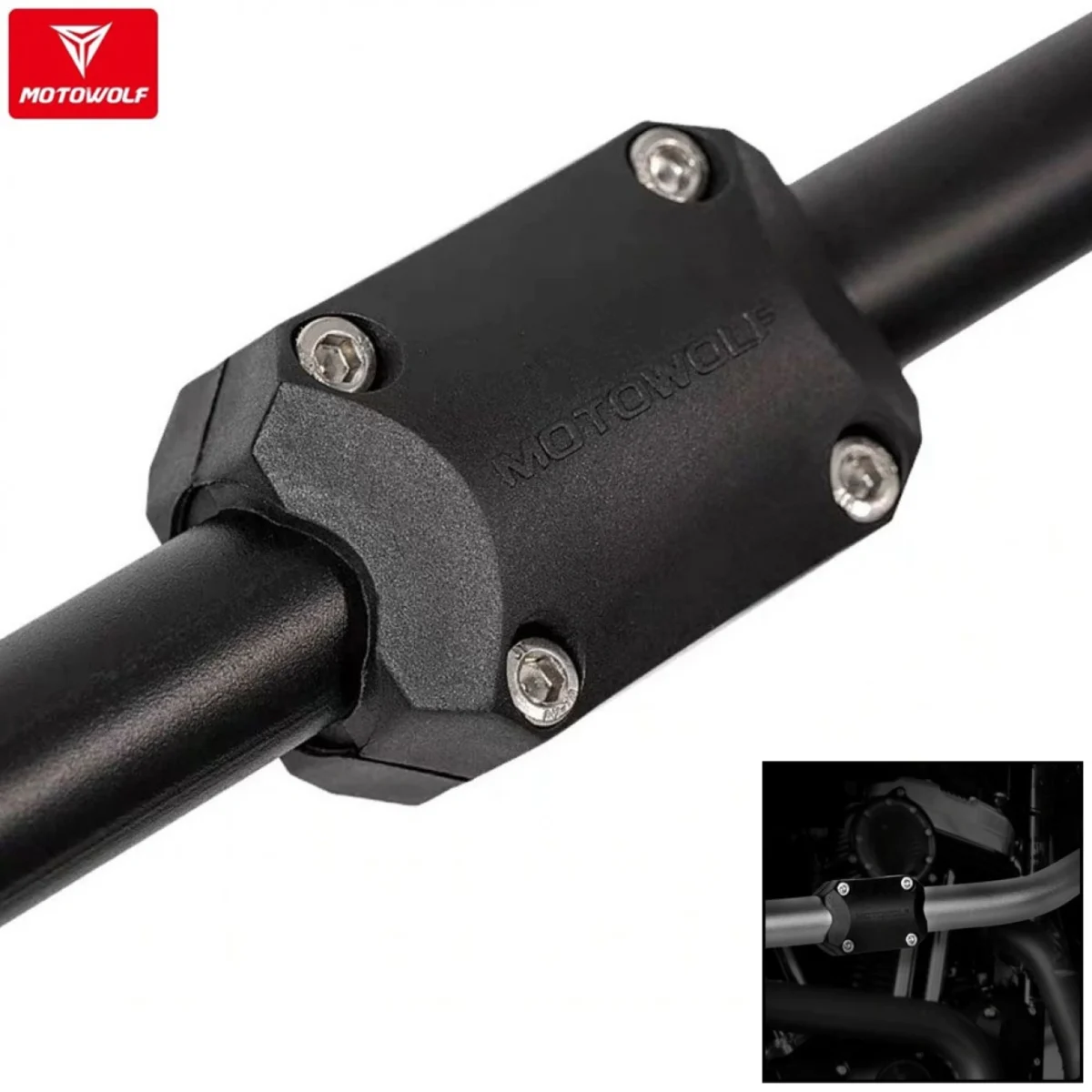Motowolf Προστατευτικό Πτώσης για Κάγκελα Μοτοσυκλέτας 22mm - 25mm - 28mm