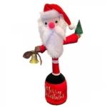 XMAS Funky Παιδικό Παιχνίδι Κάκτος-Αγιος Βασίλης Επαναφορτιζόμενος που Χορεύει, Τραγουδάει & Επαναλαμβάνει - Dancing & Singing Cactus