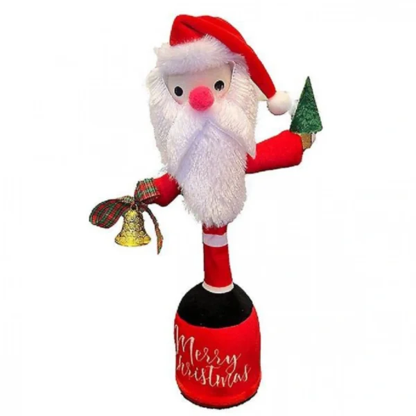 XMAS Funky Παιδικό Παιχνίδι Κάκτος-Αγιος Βασίλης Επαναφορτιζόμενος που Χορεύει, Τραγουδάει & Επαναλαμβάνει - Dancing & Singing Cactus