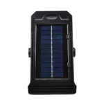 Αδιάβροχο Επιτοίχιο Ηλιακό Φωτιστικό Μανταλάκι 128 COB LED Ρυθμιζόμενου Λευκού Φωτισμού με Αισθητήρα Κίνησης & Αντικουνουπικό UV Φωτισμό W7104-2