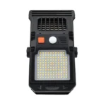 Αδιάβροχο Επιτοίχιο Ηλιακό Φωτιστικό Μανταλάκι 128 COB LED Ρυθμιζόμενου Λευκού Φωτισμού με Αισθητήρα Κίνησης & Αντικουνουπικό UV Φωτισμό W7104-2