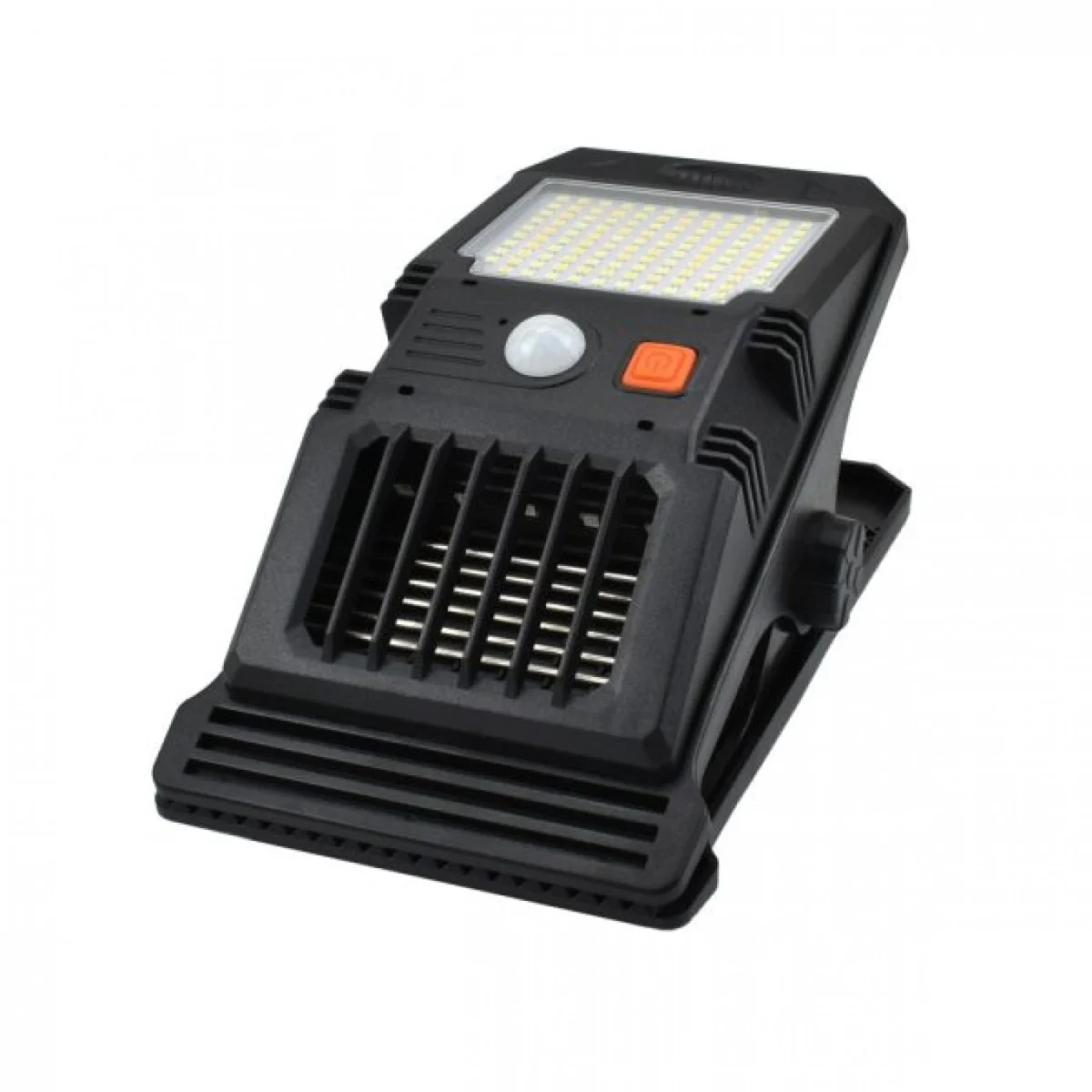 Αδιάβροχο Επιτοίχιο Ηλιακό Φωτιστικό Μανταλάκι 128 COB LED Ρυθμιζόμενου Λευκού Φωτισμού με Αισθητήρα Κίνησης & Αντικουνουπικό UV Φωτισμό W7104-2