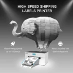 Ασύρματος Θερμικός Εκτυπωτής 104mm 203DPI με USB/LAN/Bluetooth Andowl Λευκό