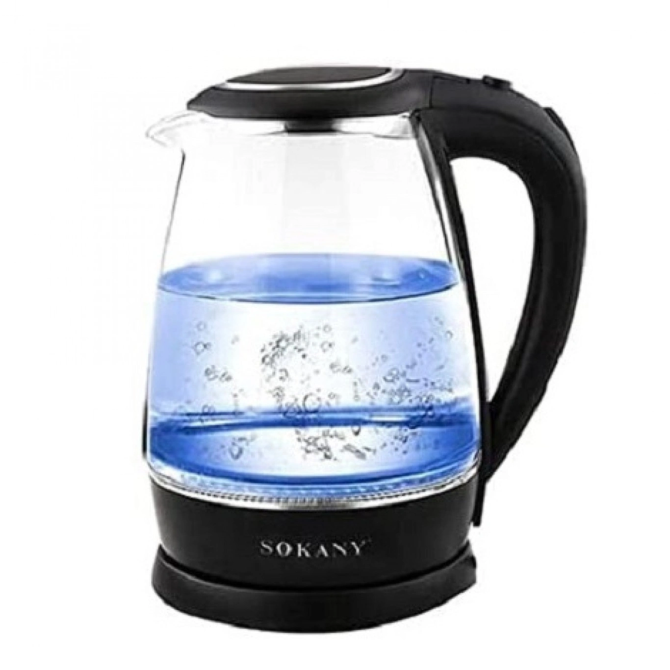 Βραστήρας 1lt 2200W Sokany - Μαύρος Βραστήρας 1lt 2200W Sokany - Μαύρος