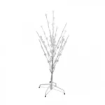 Διακοσμητικό Χριστουγεννιάτικο Φωτιζόμενο Δέντρο 120cm με Λουλούδια & Θερμό LED Φωτισμό