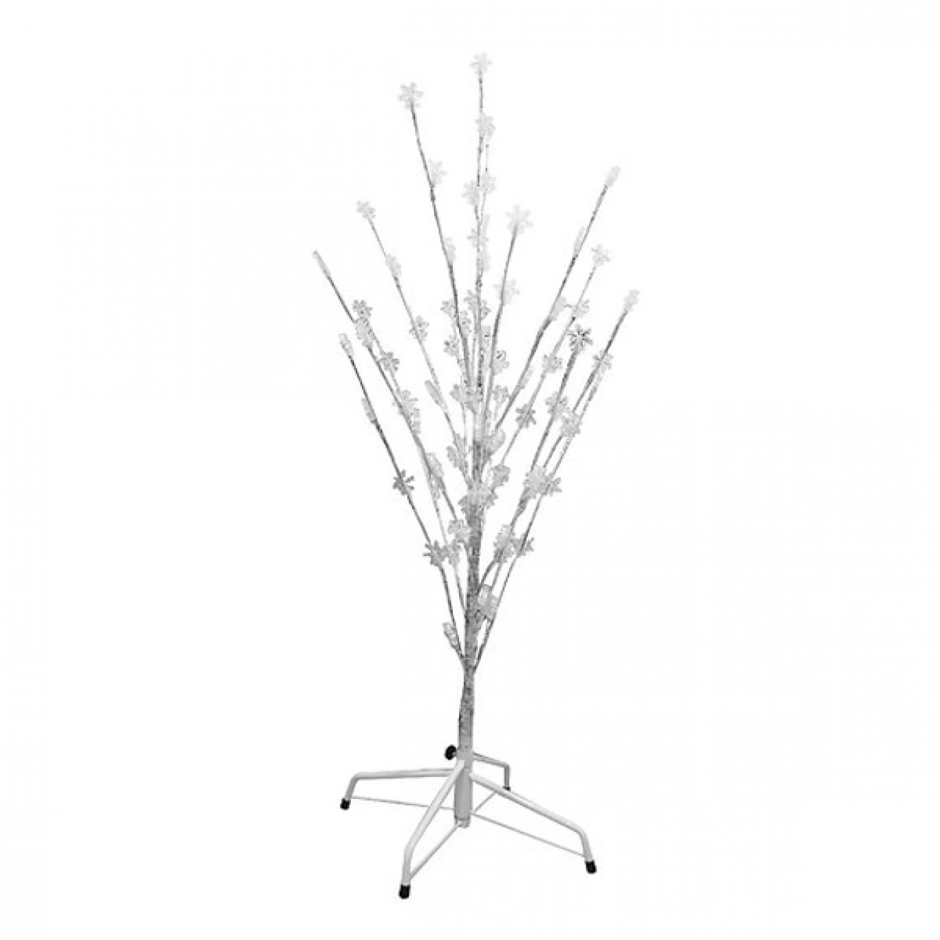 Διακοσμητικό Χριστουγεννιάτικο Φωτιζόμενο Δέντρο 120cm με Λουλούδια & Ψυχρό LED Φωτισμό Διακοσμητικό Χριστουγεννιάτικο Φωτιζόμενο Δέντρο 120cm με Λουλούδια & Ψυχρό LED Φωτισμό