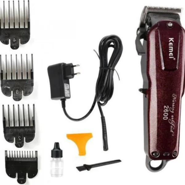 Επαγγελματική Eπαναφορτιζόμενη Κουρευτική Μηχανή - Kemei KM-2600