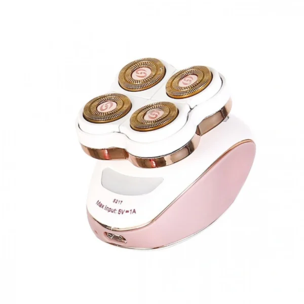 Επαναφορτιζόμενη Αποτριχωτική - Ξυριστική Μηχανή με 4 Κεφαλές 5217 - Electric Four-Head Epilator