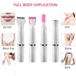 Επαναφορτιζόμενη Ξυριστική Μηχανή 4 σε 1 USB Lady Shaver Beauty Kit