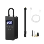 Επαναφορτιζόμενο Ηλεκτρικό Κομπρεσέρ Αέρα - Power Bank - Φακός 4 σε 1 150PSI BJ-0012 με Ψηφιακή Οθόνη Φορητό - Smart Portable Wireless Air Pump - Power Bank - Light