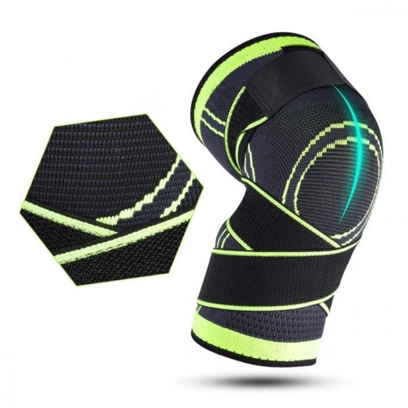 Επιγονατίδα - Προστατευτικό Γόνατου με Τεχνολογία 3D - Μαύρο/Πράσινο Επιγονατίδα - Προστατευτικό Γόνατου με Τεχνολογία 3D - Μαύρο/Πράσινο