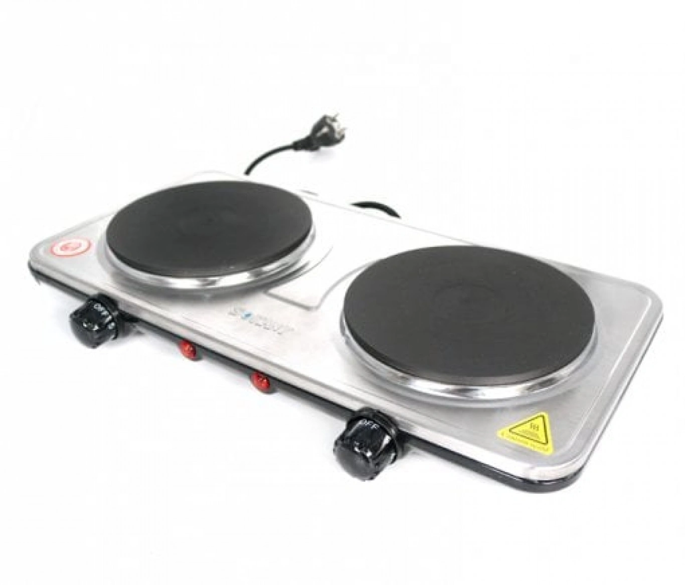 Επιτραπέζια Διπλή Εστία Εμαγιέ - Ηλεκτρικό Μάτι 2 Θέσεων Sokany Γκρι Επιτραπέζια Διπλή Εστία Εμαγιέ - Ηλεκτρικό Μάτι 2 Θέσεων Sokany Γκρι