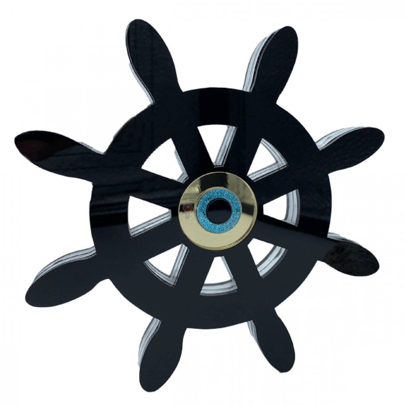 Επιτραπέζιο Γόυρι από Plexiglass Ναυτικό Τιμόνι 13x13εκ Επιτραπέζιο Γόυρι από Plexiglass Ναυτικό Τιμόνι 13x13εκ