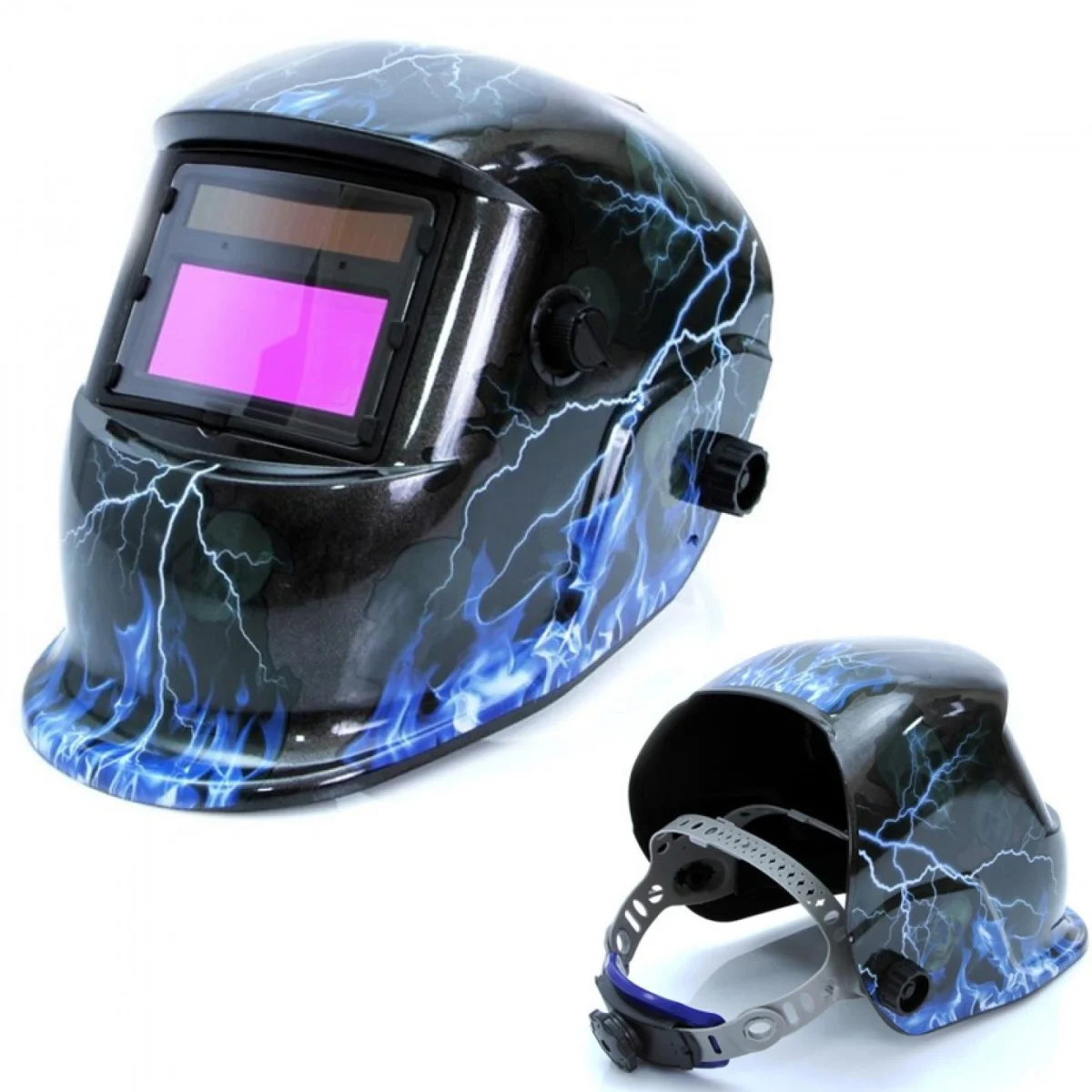 Ηλεκτρονική Μάσκα - Κράνος Ηλεκτροσυγκόλλησης Αυτόματης Σκίασης με Ηλιακό Πάνελ - Anime Nasty Girl
