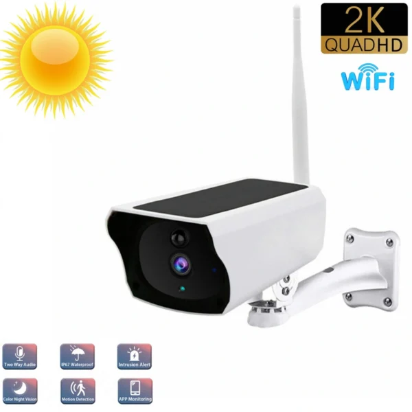 Ηλιακός Προβολέας σε Σχήμα Κάμερας με Αισθητήρα Κίνησης QG-T08