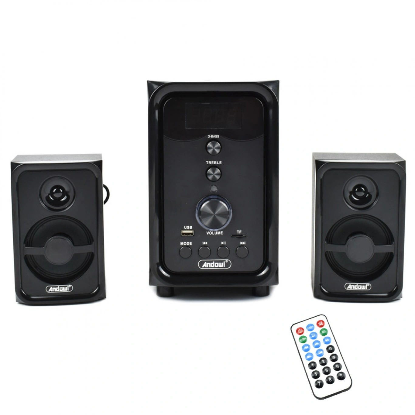 Σετ 2 Ηχεία Υπολογιστή Γραφείου USB 2.0 ANDOWL Q87 Σετ 2 Ηχεία Υπολογιστή Γραφείου USB 2.0 ANDOWL Q87