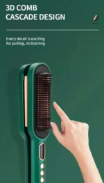 Επαγγελματικό Ισιωτικό Σίδερο/Πρέσα Μαλλιών με Κεραμικές Πλάκες Τουρμαλίνης - Kemei KM-1024