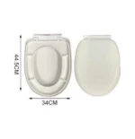 Καπάκι Λεκάνης Τουαλέτας Mπέζ 44.5x34 εκ από Πολυπροπυλένιο