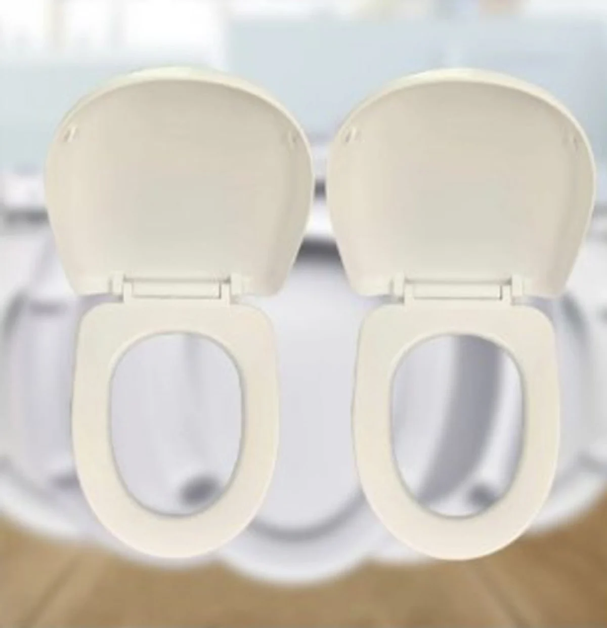 Καπάκι Λεκάνης Τουαλέτας Mπέζ 44.5x34 εκ από Πολυπροπυλένιο