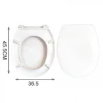 Καπάκι Λεκάνης Τουαλέτας Λευκό 45.5x36.5 εκ από Πολυπροπυλένιο