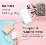 Μίνι Σετ με Φωτιζόμενο Led Καθρέπτη και 5 Πινέλα Μακιγιάζ