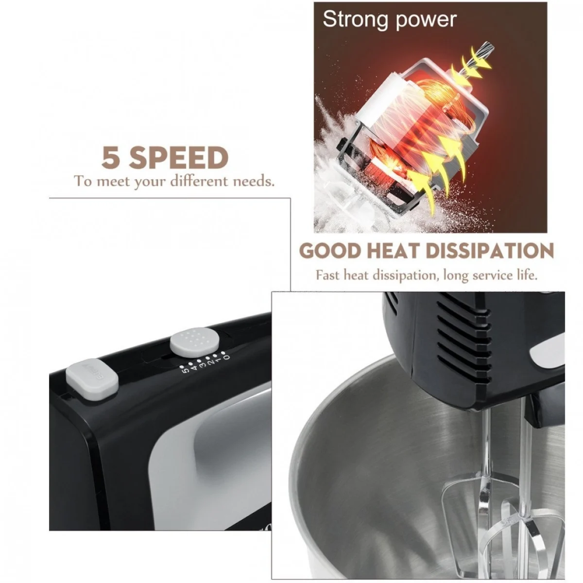 Μίξερ 400W με Kάδο 3.5 lt CX-6622