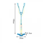 Μουσικό Παιχνίδι Καραόκε Μπλέ με Βάση και Πολύχρωμο Φωτισμό