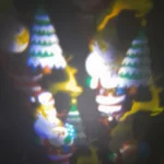 Νυχτερινός Διακοσμητικός Χριστουγεννιάτικος Γιορτινός Φωτισμός με 5 Διαφορετικές Παραστάσεις - LED Slide Pattern Projector