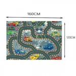 Παιδικό Χαλάκι Δραστηριοτήτων Πίστα Αγώνων 160x120 εκ