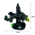 Ρεαλιστικό Διακοσμητικό Βράχος για Ενυδρεία 14x6x18 cm