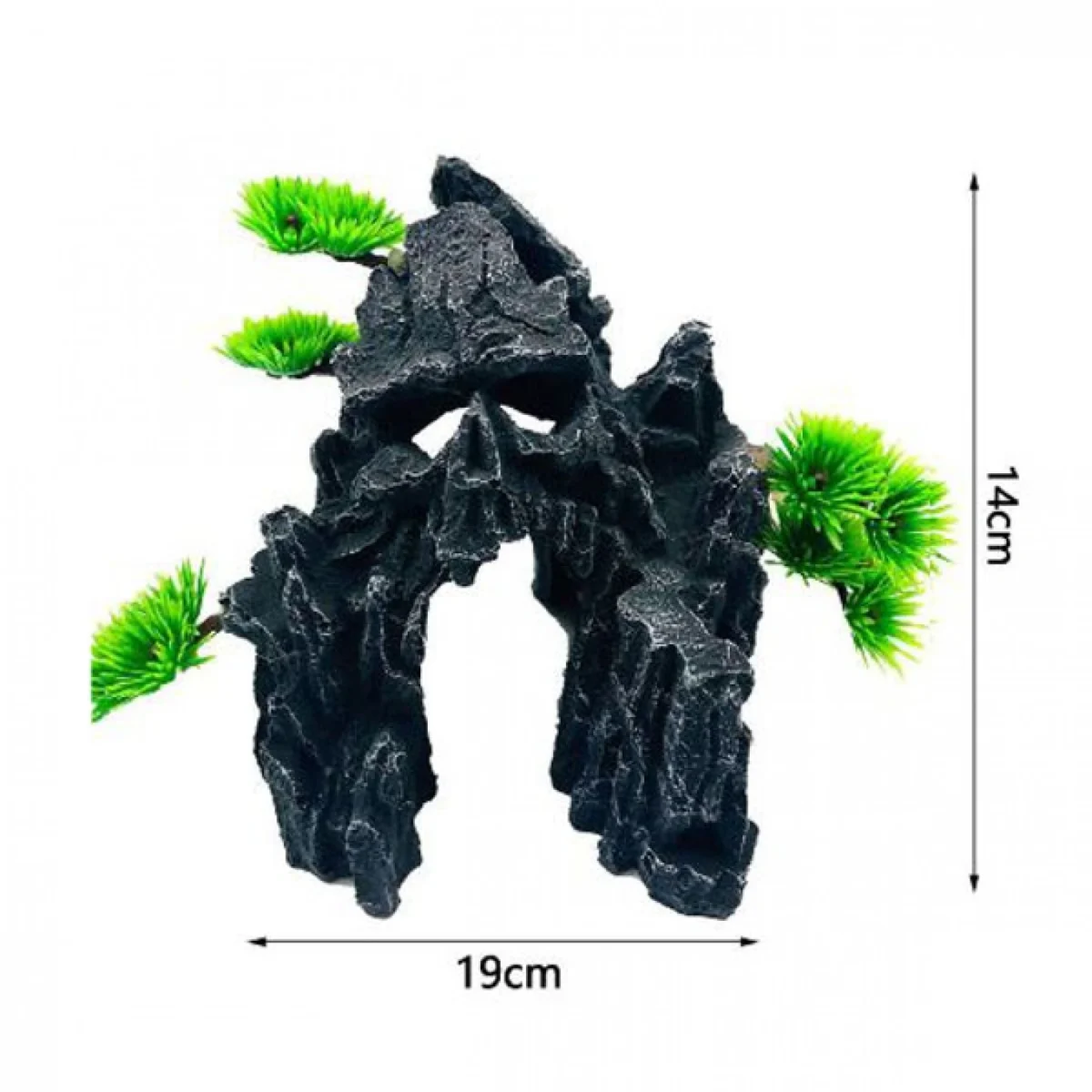 Ρεαλιστικό Διακοσμητικό Βράχος για Ενυδρεία 19x12x14 cm